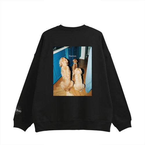 Kitchen Door Watchers black image